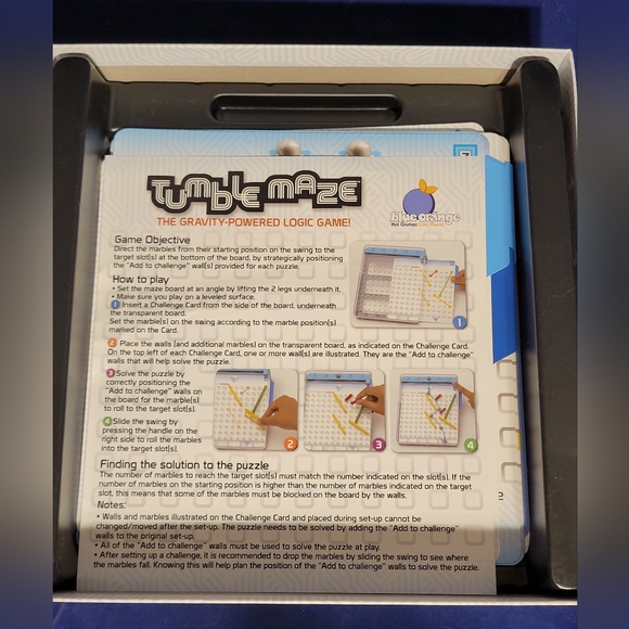 Tumble Maze logic game by Blue Orange, 2019 used, good condition - Picture 4 of 5